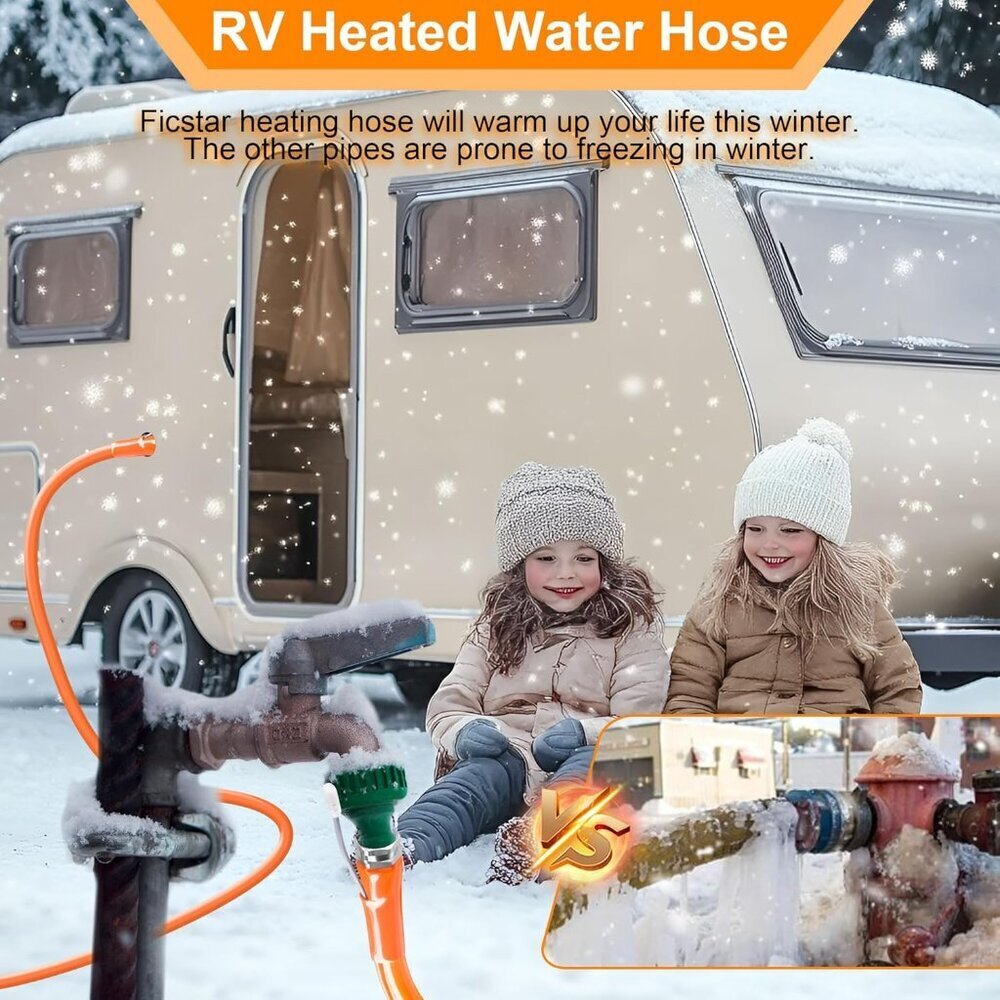 15FT Heated Drinking Water Hose for RV